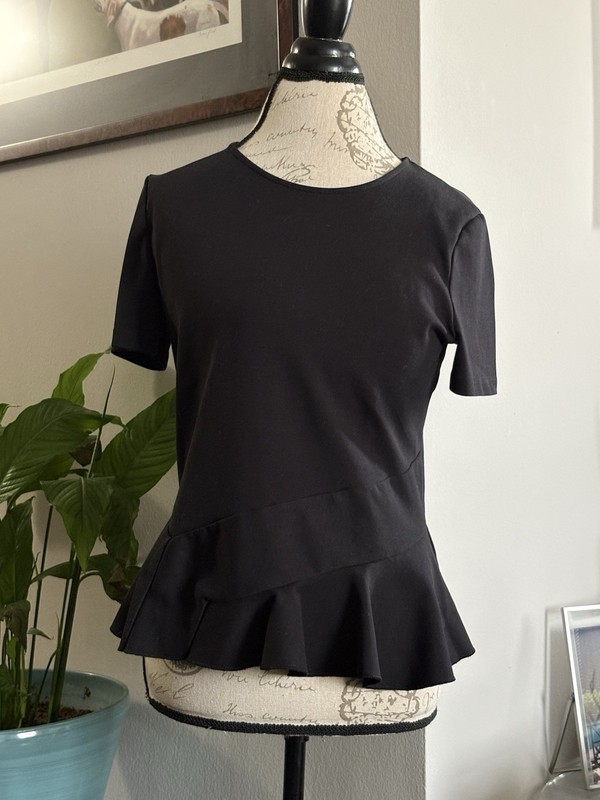 J Crew women’s Peplum Top, medium