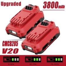 20V For Craftsman V20 20 Volt MAX  Li-ion Battery CMCB204 CMCB202 CMCB201