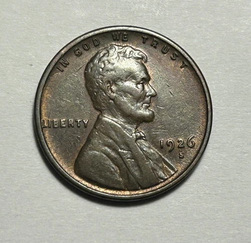 1926 S LINCOLN CENT AU DETAILS
