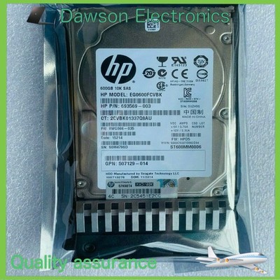 HP 581286-B21  581311-001 600GB 10K 2.5'' 6G SAS HDD DP