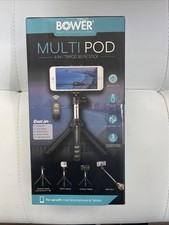 BOWER MULTI POD 6-in-1 Tripod Remote Shutter Smartphones-Camera Selfie Stick