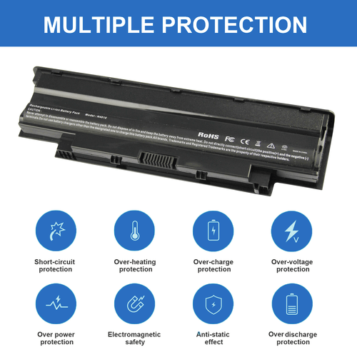 J1KND Battery For Dell Inspiron 14R 4010 N4110 17R N7010D N7110 Vostro 1440 1450 - Picture 4 of 9