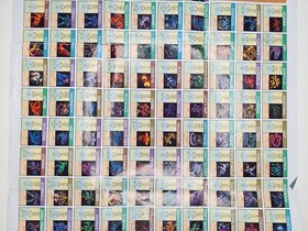 Final Fantasy 1990 Nintendo NES World Map / Enemy Chart NES-FF-USA(B)