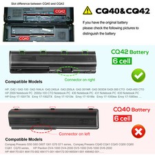 Batteria per HP Pavilion dv3103tx dv3101tx dv3102tx dv3100 4400mAh 10,8V
