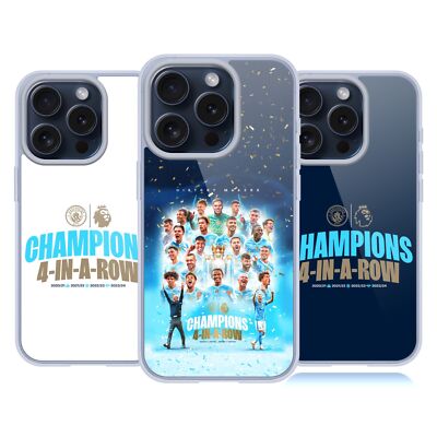 MAN CITY FC PREMIER LEAGUE MEISTER 2024 GELHÜLLE KOMPATIBEL MIT iPHONE & MAGSAFE