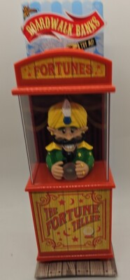 *Fortune Teller* Toy Bank Light Up & Talks! 2010 Boardwalk Banks New