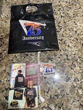 in-N-Out Burger 75th Anniversary Lot Decal Sticker Bag Catalog And Straw