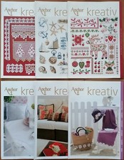 Schemi vari punto croce. Anchor. Kreativ. Rari. Illustrati a colori. Originali.