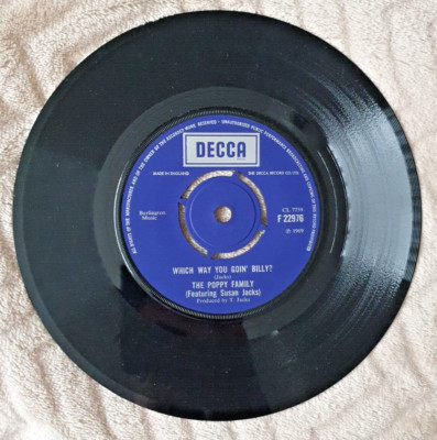 The Poppy Family - Which Way You Goin Billy 7 inch Vinyl Record