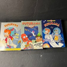 FUTURAMA DVD Set Lot TV Show Series Volumes 1-3 Tested Works