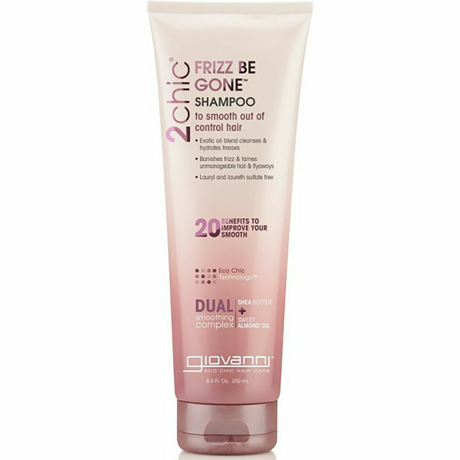 Giovanni 2Chic Frizz Be Gone Shampoo Shea Butter & Sweet Almond Oil  250ml