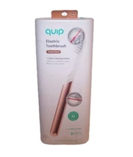 Quip Electric Toothbrush Copper Metal Soft Brush Head Sonic Vibrating Bristles