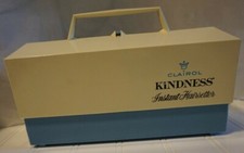 Vintage 1967 Clairol Kindness Instant Hairsetter Tan/Blue Model 766 Orig Clips