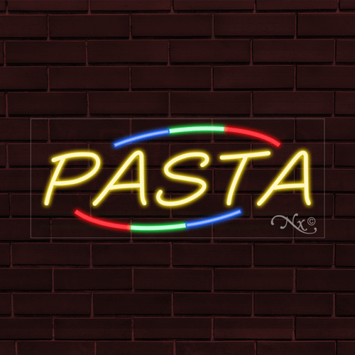 NEU "PASTA" mit FARBRAND 30x12x1 ZOLL LED FLEX FENSTER/WAND INNEN SCHILD 30864 - Bild 1 von 1