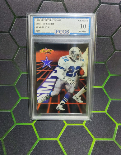 Emmitt Smith #177 1994 Sportflics - Graded 10 [FCGS]