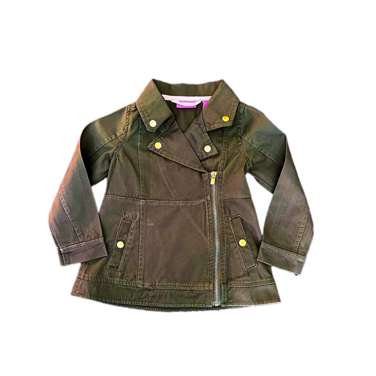 Isaac Mizrahi Of New York Toddler Jacket Size 2T OD Green Very 
