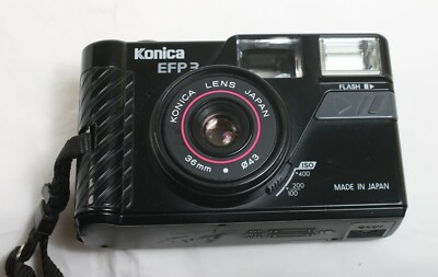 KONICA フィルムカメラ Konica EFP3 35mm Film Camera Konica 36mm Lens. Made in Japan | eBay