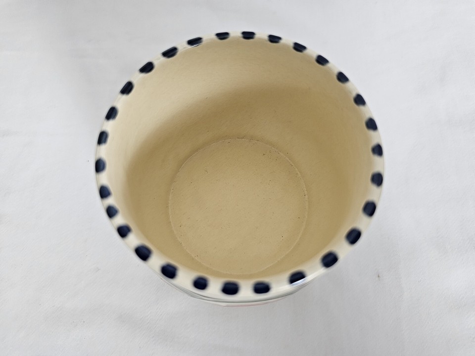 Honiton Pottery Small Bowl Eastern Scroll Design Devon Sugar Bowl