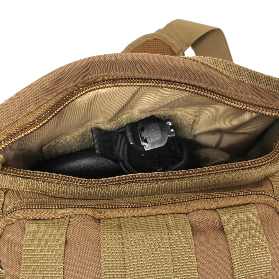 Funda táctica ajustable de gancho y bucle con correa para transporte oculto Foto 2 de 2