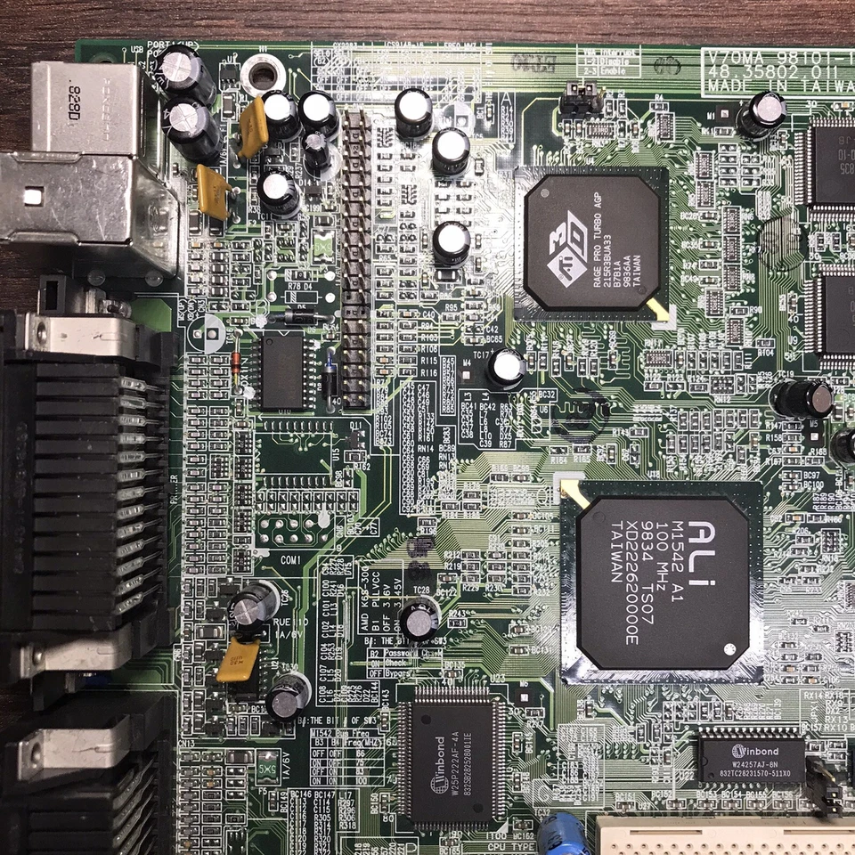 IBM Aptiva Socket 7 MicroATX Vintage Motherboard P/N 20L2184 - Image 2 of 4