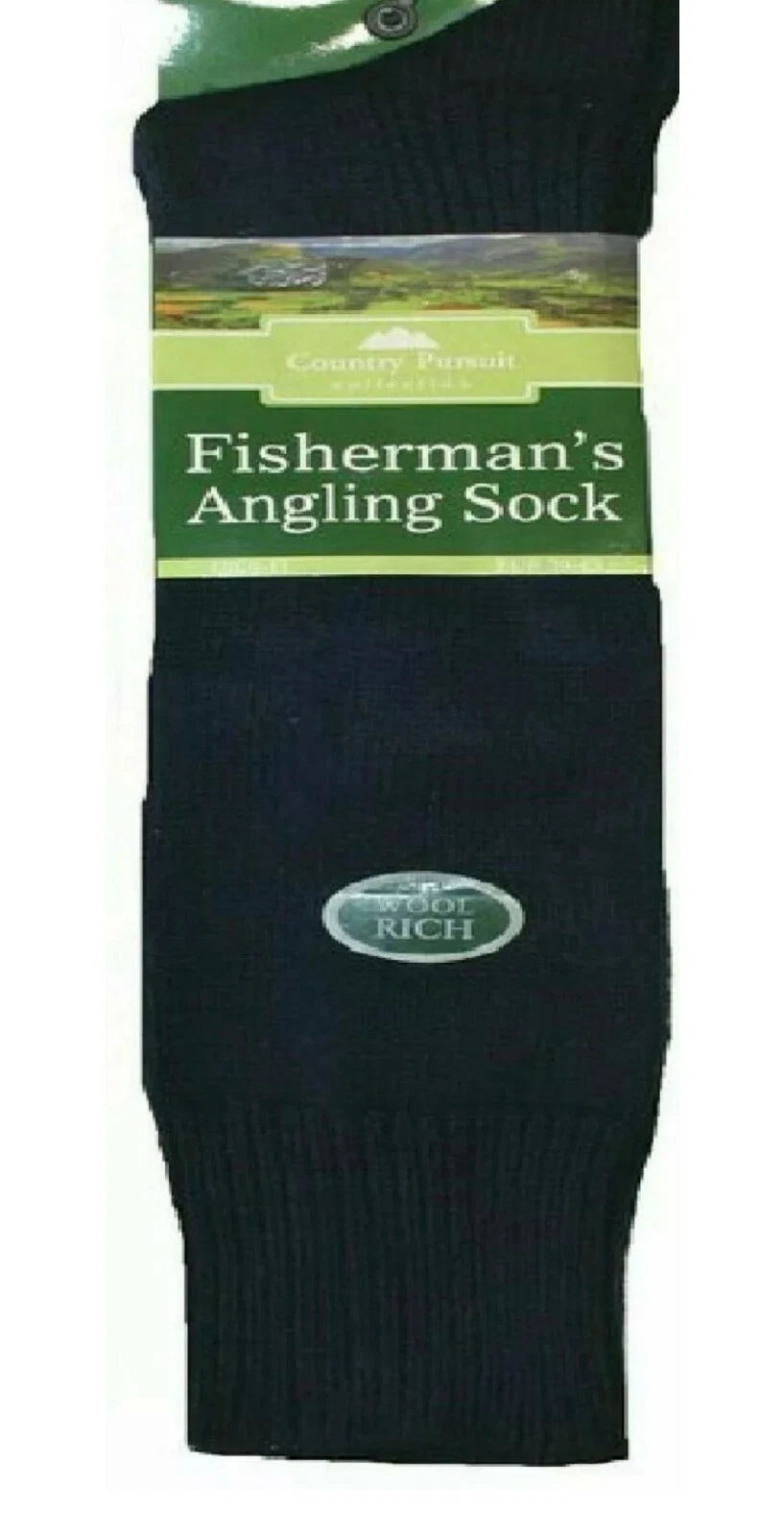2 NEW MEN Wool Country Fishing Fisher men Angling Long Hose Welly Boot Sock