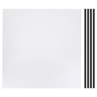 PC Fan Dust Mesh 19.7''x19.7'' 0.8mm Hole, Dust Filter with Magnetic Strip White