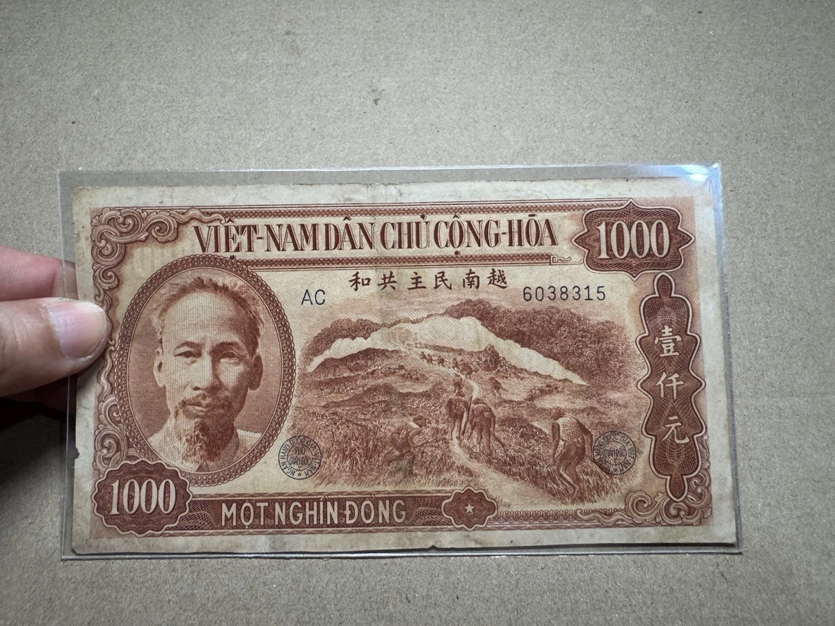 曾流通1,000 越南盾面额越南纸币| eBay