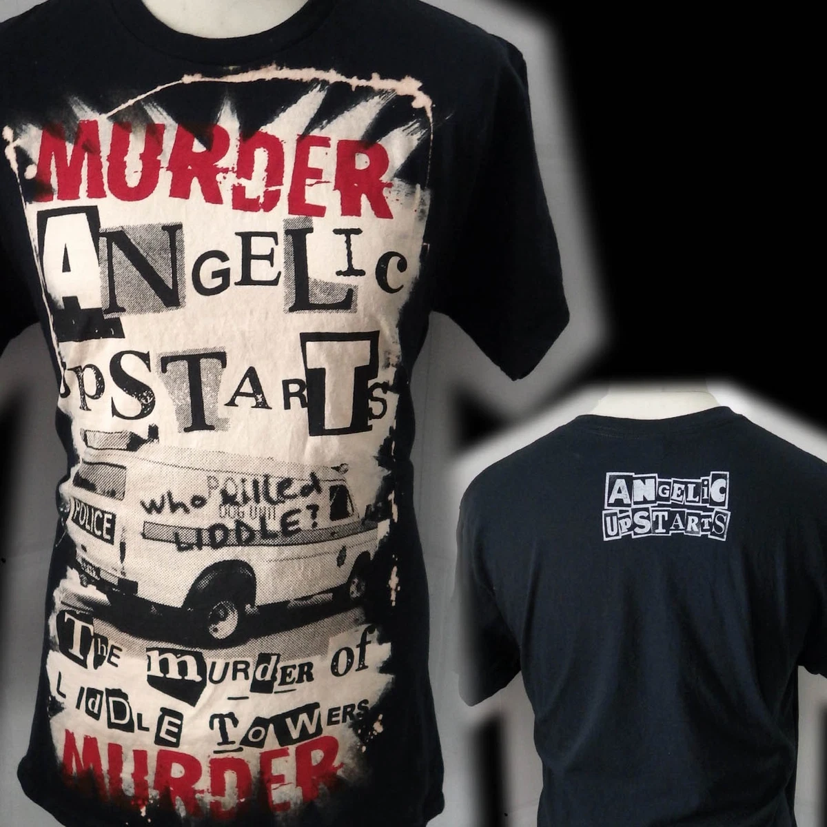 Angelic Upstarts - out of Control - New T-Shirt : Punk. OI, Mensi