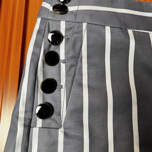 Loft Striped Sailor Nautical Short Womens 10 Resort Trendy - Picture 2 of 7