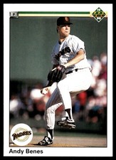 Andy Benes 1990 Upper Deck #55 Padres MLB READ FREE SHIPPING AutographDen