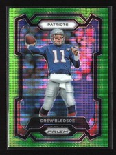 2023 Panini Prizm - Neon Green Pulsar Prizm Drew Bledsoe #203