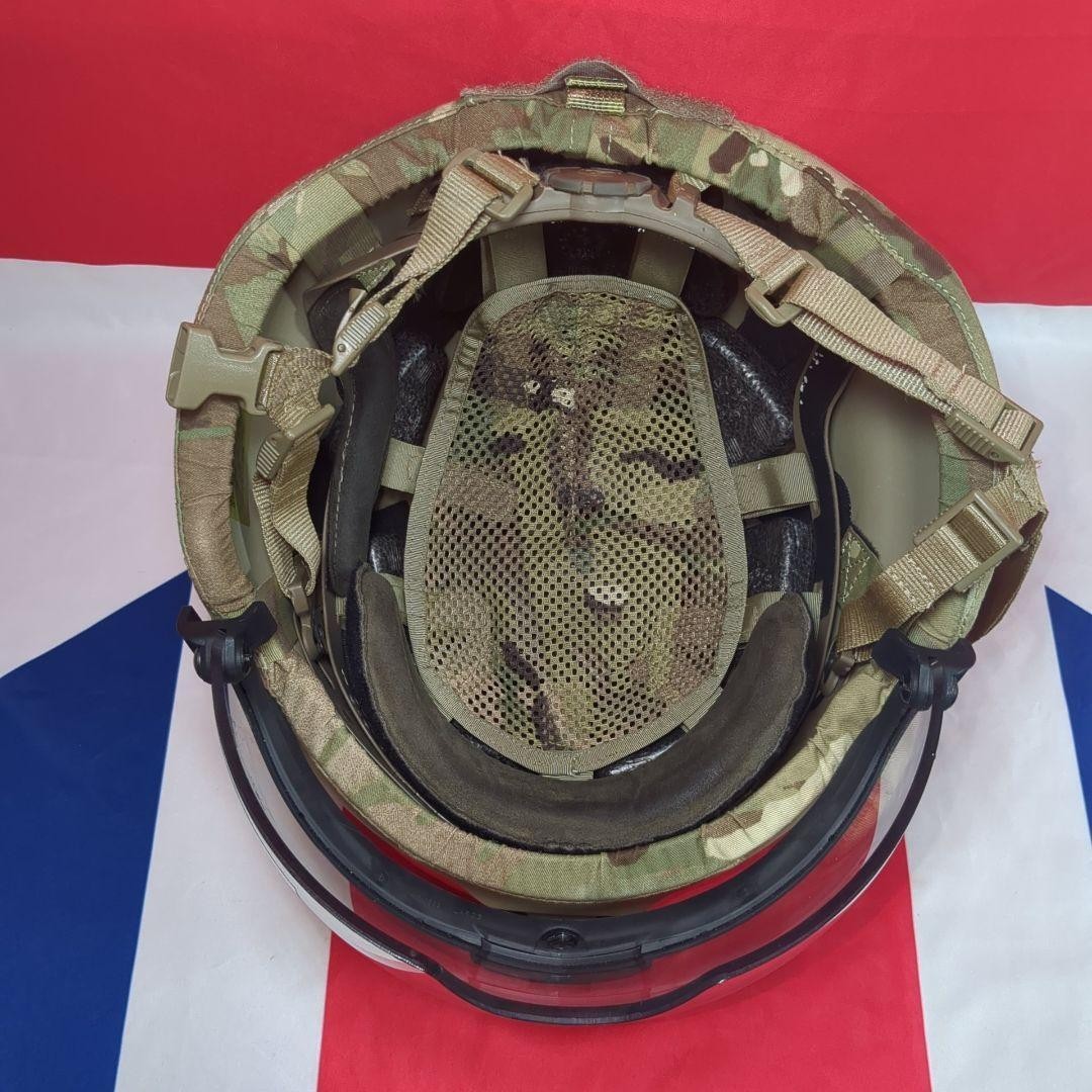 イギリス軍 Virtus Revision ヘルメット＆バイザー L【新品】 British Army Virtus Revision Helmet & Visor Size L New Special