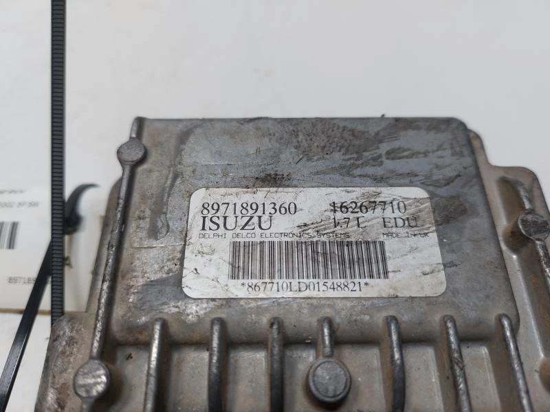 8971891360 CENTRALINA MOTORE ECU OPEL ASTRA (G) 1.7 DTI 16V MAN 5M 75CV 2002 5P  - Immagine 3 di 4