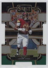 2023 Panini Select Concourse Black & Green Prizm Die-Cut Andre Jones #98 1ce5