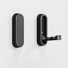 Matte Black Foldable Towel Hooks for Bathroom 2 Pack,Wall Hooks for Hanging H...