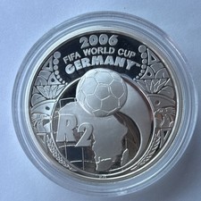 South Africa 2 Rand Silver Coin 2006 FIFA World Cup Germany Commemorative