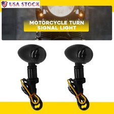 2pcs Amber Turn Signal Lights 12V for Suzuki Boulevard C109R C50 C90 S 40 50 83