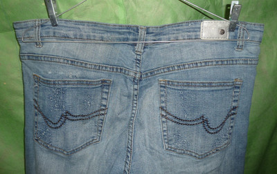 Touch Me Jeans Women's Straight Leg Distressed Size 18