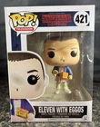 FUNKO POP STRANGER THINGS ELEVEN WITH EGGOS TELEVISION VAULTED #421