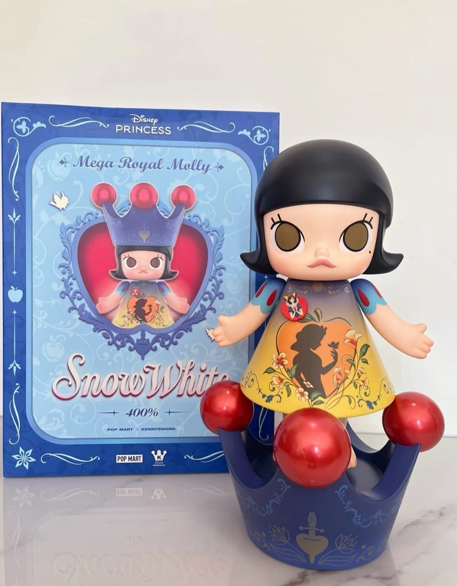 POP MART Mega Royal Molly Snow White 400% Figure Collectible Toy