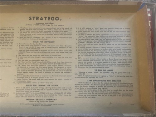 Stratego Board Game COMPLETE Milton Bradley 1961 Vintage New Not Sealed - Picture 14 of 15