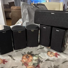 Klipsch HD Home Theater 500 Black 7 Surround Wired Satellite Speakers Tested