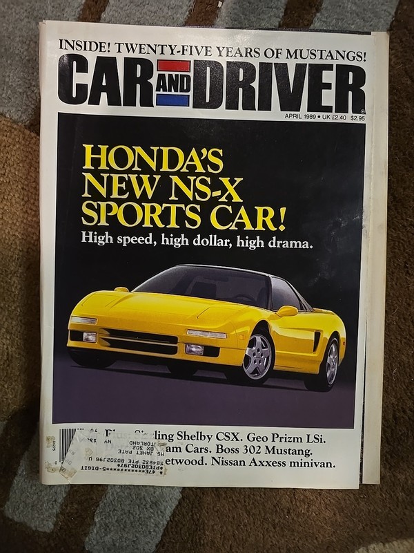 Car and Driver Magazine April 1989 Sizzling Shelby CSX & Geo Prim LSi