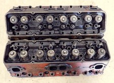 Oem Gm 3782461 Cylinder Heads Small Block Chevy Camel Hump March 1965 Dates 65