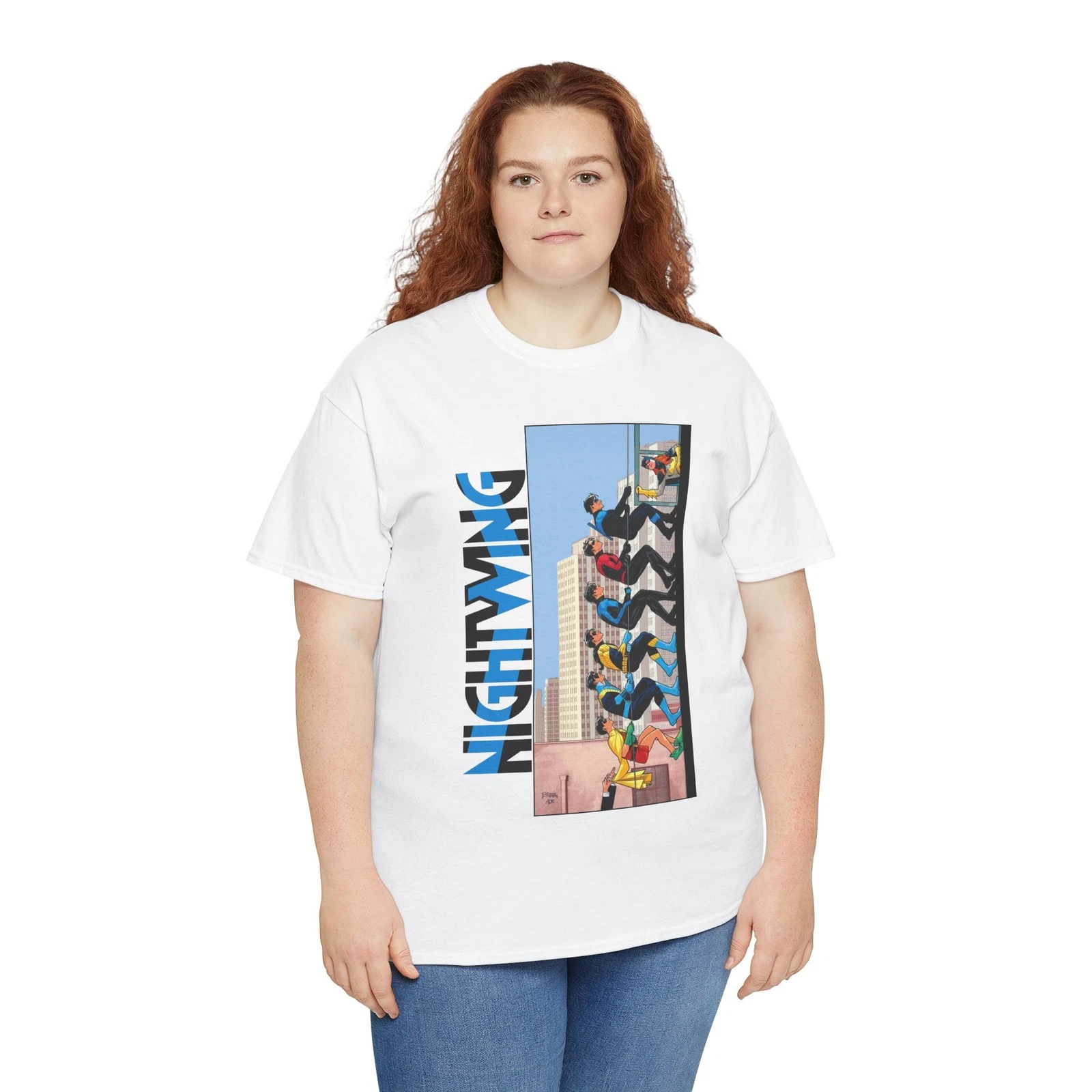 Nightwing T-Shirt - Bruno Redondo Art - Dick Grayson - Titans Leader - DC Comics