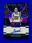 Jared McCain 2024-25 Panini Noir Midnight Signatures Rookie Holo Auto /49 MINT