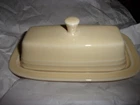 Fiesta ware Yellow Butter Dish with Lid Single Butter Stick EXCELLENT