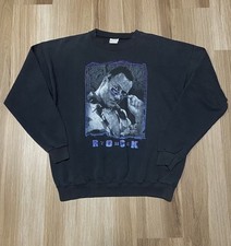 The Rock Crewneck WWE WWF Large Sweatshirt vintage Dwayne Johnson wrestling XL