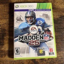 Madden NFL 25 Standard Case Xbox 360 EA Sports Football Game