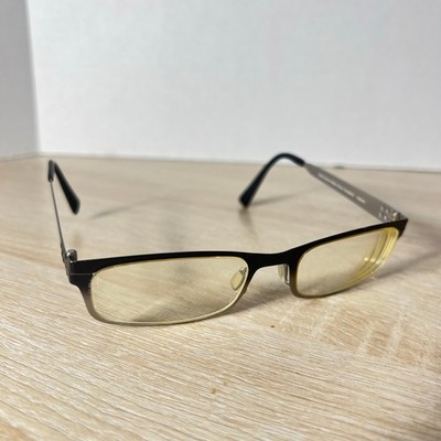 Zero G Titanium Montauk Eyeglasses Matte Black Silver 52-18-140 FRAMES ONLY